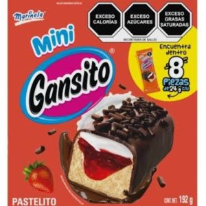 MINI GANSITO PASTELITO 8 Pzs. Marinela