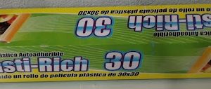 PLASTI RICH AUTOAHERIBLE 30 x 30 1 Pza.