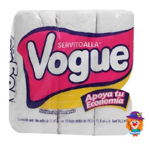 3 Pzs. VOGUE SERVITOALLA 50 Pzs. c/u