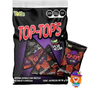 SALSA NEGRA TOP TOPS 10 Pzs. 52 Grs Totis