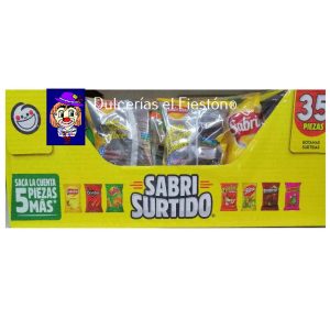 SABRI SURTIDO 35 Pzs. 40 Grs.                               Pepsico