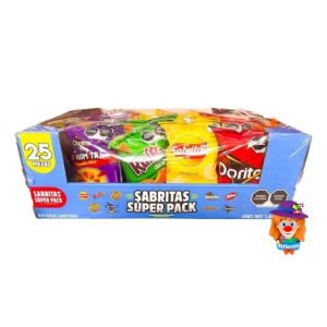 SUPER PACK SABRITAS 25 Pzs. Pepsico
