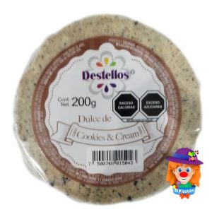 Cookies & Cream MAZAPAN 200 Grs. Destellos