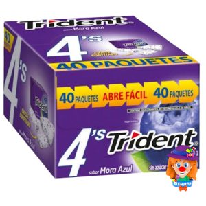 Mora Azul 4´s TRIDENT 40 Pzs. Adams