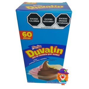 60 Pzs. DUVALIN AVELLANA FRESA VAINILLA Ricolino