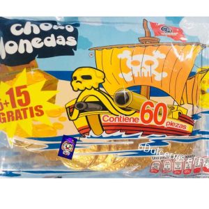 CHOKO MONEDAS 60 Pzs. 270 Grs. Empresa MT