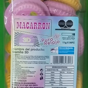 GOMA 3D MACARRON 30 Pzs. Puro Relajo