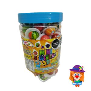 Frutitas MINI RELLENITAS 3D 100 Pzs. Hubin