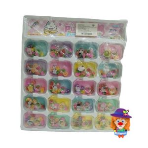 BORRADOR GOMA CAJITA 20 Pzs. Puzzle Fun Play