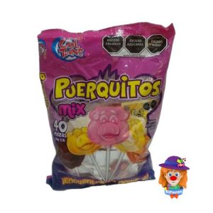 MIX PUERQUITOS 40 Pzs. Cool Toons
