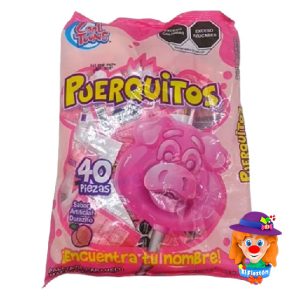 PUERQUITOS 40 Pzs. Cool Toons