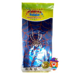 FESTI BOLSA ARAÑA AZUL 25 Pzs.