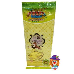 FESTI BOLSAS AMARILLA PRINCESA 25 Pzs.