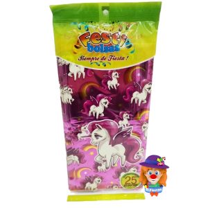 FESTI BOLSAS UNICORNIO ROSA 25 Pzs.