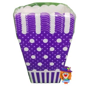 Cajita PALOMERA BOLEADA MORADA 10 Pzs. Capacidad 700 Mls.