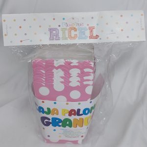 Cajita PALOMERA BOLEADA ROSA BEBE 10 Pzs. Capacidad 700 Mls: