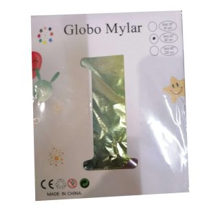 GLOBO METALICO No. 1 MULTICOLOR 1 Pzs. 32"