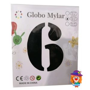 GLOBO METALICO No. 6 NEGRO 1 Pzs. 32"