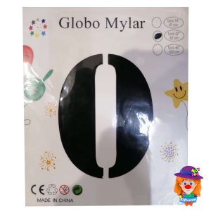 GLOBO METALICO No. 0 NEGRO 1 Pzs. 32"