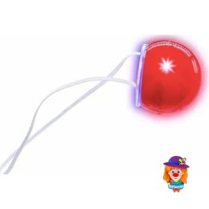 NARIZ DE PAYASO c/LUZ 1 Pza.