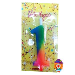VELA MAGICA MULTICOLOR # 1