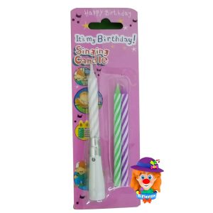 VELA MUSICAL 3 Pzs. Singing Candle