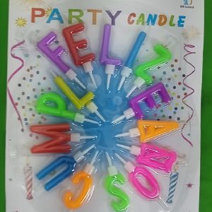 SET VELA LETRAS  FELIZ CUMPLEA?OS Party Candle