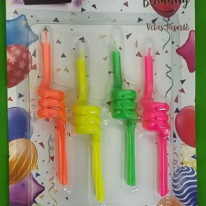 VELA RESORTE MULTICOLOR 4 Pzs.