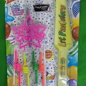 KIT PASTELERO 3 Pzs. VELAS RESORTE