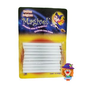 VELA MAGICAS BLANCA 10 Pzs. Magivel