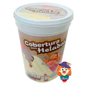 1 Kg. Bote BLANCA COBERTURA HELADO Lussel