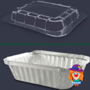 MOLDE ALUMINIO c/DOMO LASA?A 5 Pzs. AL-1310/AD-1310-300