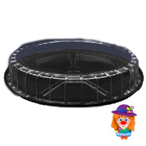 CP31-25-5D DOMO Y CHAROLA BOTANERO 31 x 7 Cm. 1 Pza.