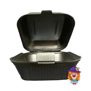 Negro CONTENEDOR HAMBURGUESERO 125 Pzs. Reyma