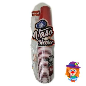 Reyma BICOLOR ROJO #8 50 Pzs.